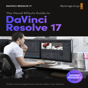 Визуальные эффекты в DaVinci Resolve