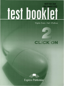 click on 2 test booklet