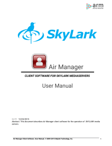 UM-SKYLARK Air Manager