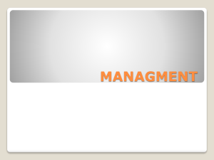 MANAGEMENT