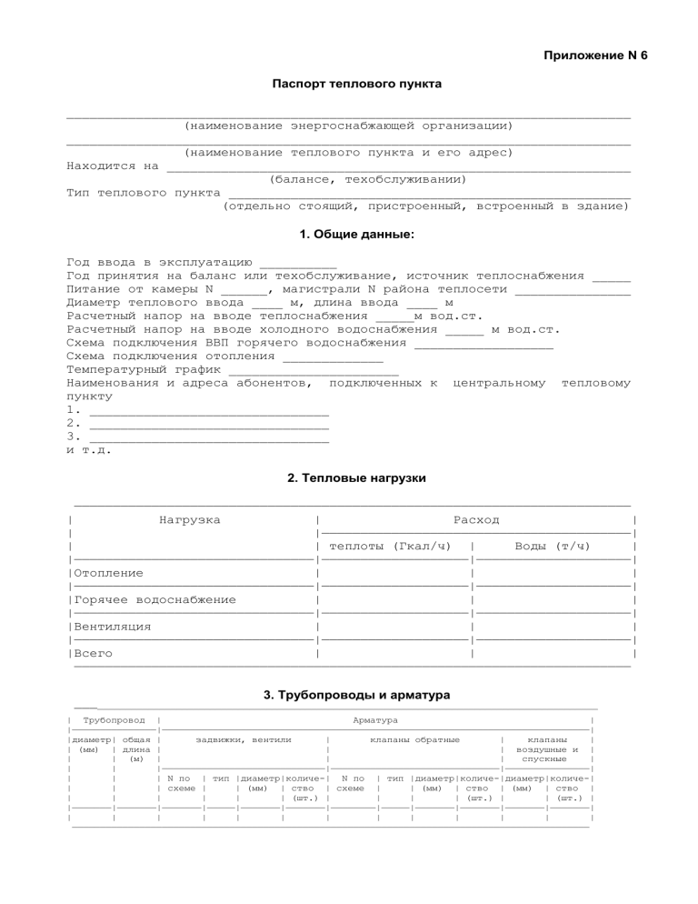 Паспорт итп образец заполнения ворд