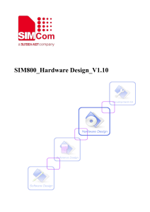 sim800 hardware design v1.10