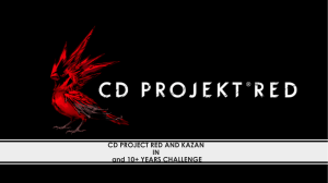 CD PROJECT RED and something about their games