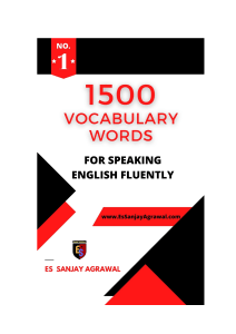 @pdfbooksyouneed 1500 Vocabulary Words For Speaking English Fluently