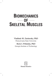 Vladimir Zatsiorsky Boris Prilutsky - Biomechanics of skeletal muscles - 2012