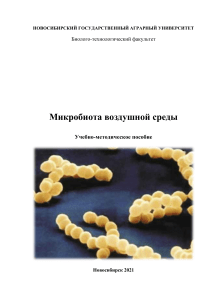 Микробиота воздушной среды (УМП -Литвина, Ирина, Горских) все бакалавры