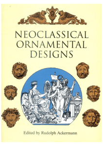 1817 NEOCLASSICAL ORNAMENTAL DESIGNS Rudolg Ackermann