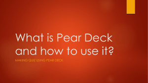 What is Pear Deck and how to use it?