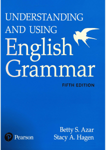 Учебник BETTY AZAR Understanding and Using English Grammar 5th Edition