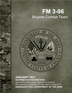 FM 3-96 Brigade Combat Team 2021