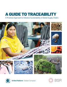 BSR UNGC Guide to Traceability