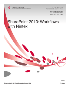 SharePoint Nintex Material