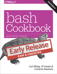 Bash Cookbook Solutions Examples For Bash Users