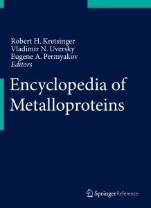 Encyclopedia-of-Metalloproteins