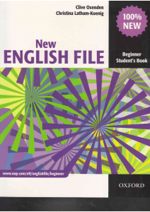 New English File Beginner SB