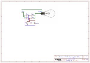 Schematic Do-it-yourself AC voltage regulator 220v 2023-05-05