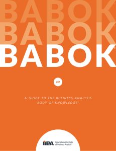 BABOK Guide v3