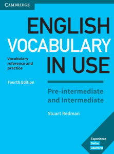 English Vocabulary In Use Pre-Intermediate Cambridge - Fourth Edition