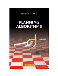 planning algorithms