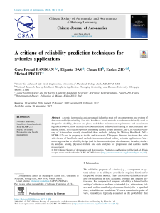 A critique of reliability prediction techniques for avionics applications