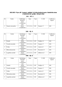 2022 2023 3 semestr qoldirilgan darslarni qayta o'zlashtirish grafigi