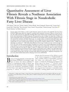 Hepatology Communications - 2017 - Masugi - Quantitative assessment of liver fibrosis reveals a nonlinear association with