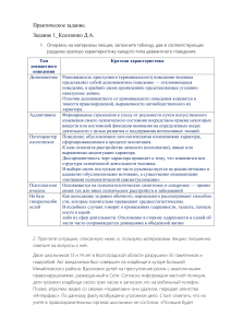 Практическое задание