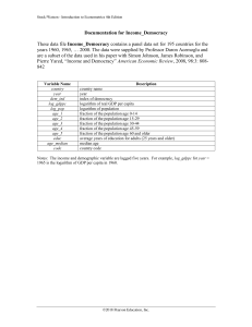 Income Democracy Description