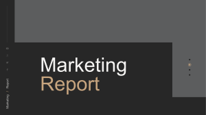 Marketing Report PowerPoint