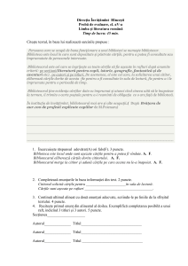 Evaluare ROM-cl 5 24-09-2014