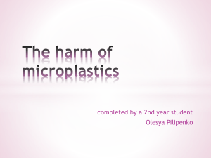 The harm of microplastics