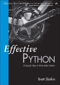 Effective Python (2015)
