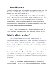 Neural Implants Text