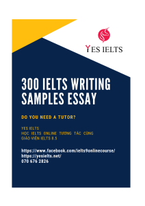 300 ielts writing sample essays