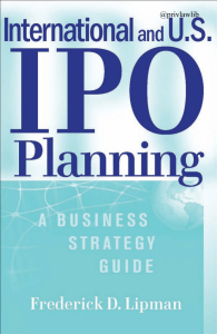 Lipman. International and US IPO Planning [2009]