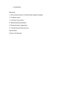 Ядерный взрыв, его виды. Поражающие факторы ядерного взрыва.