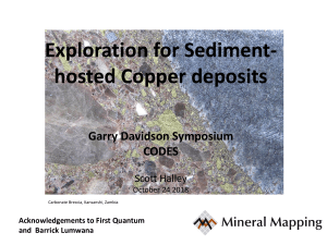 Exploration for Sed Copper Deposits