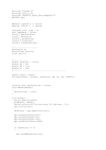 auto equilibré suiveur de ligne code