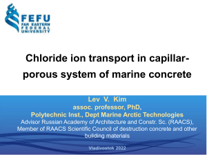 2022-10-21 Chloride ion migration in capillar-porous system of marine concrete 100