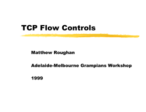 TCP flow controls