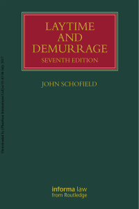 Laytime and Demurrage (latest edition 2017)