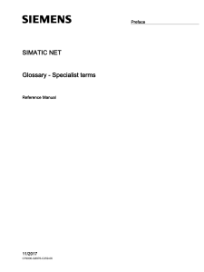 NW SIMATIC-NET-Glossar 76