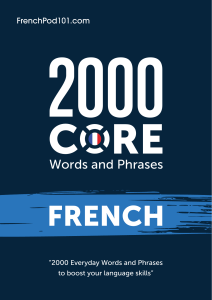 French CORE2000