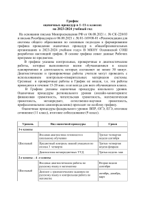 ГРАФИК оценочных процедур 23-24