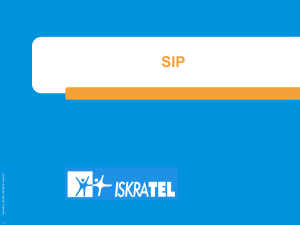 Iskratel SIP specification(RU)