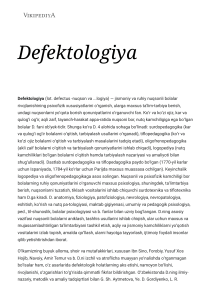 Defektologiya - Vikipediya