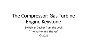 The Compressor: Gas Turbine Engine Keystone