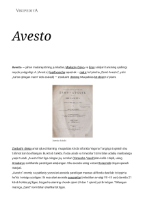 avesto