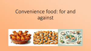 Convenience food