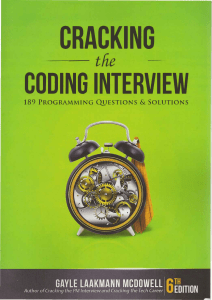 Cracking the Coding interview